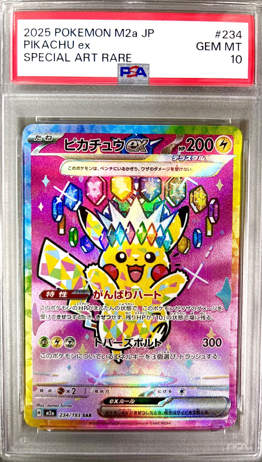 ★234/193 ピカチュウex 鑑定品