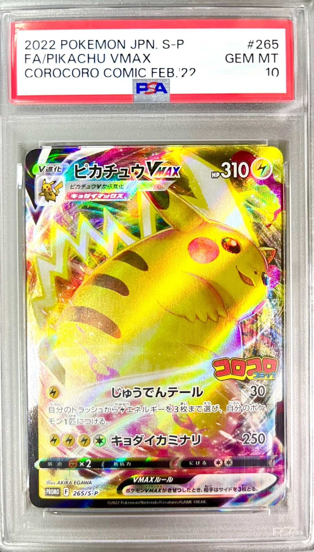☆265/S-P ピカチュウVmax 鑑定品 – アソブランド