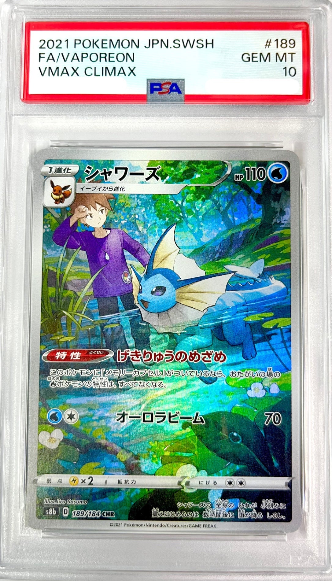 ★189/184/S8B/B シャワーズ 鑑定品