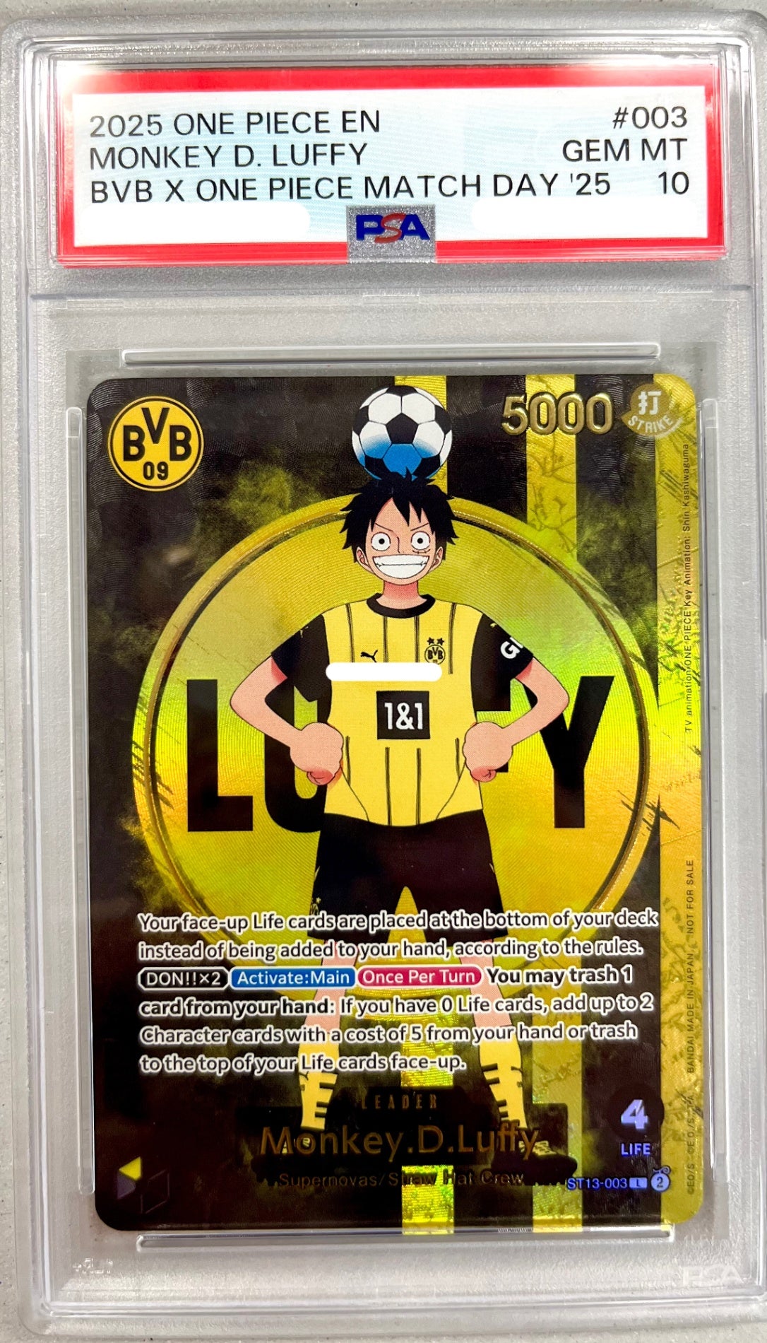 ★ST13-003 Luffy One Piece Day 2025 Authenticated Product