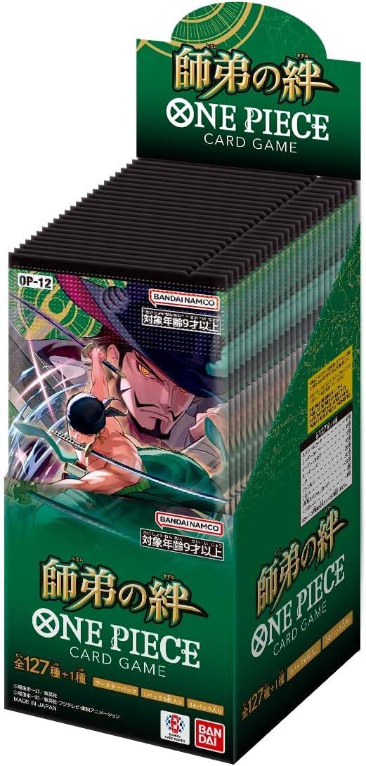 BANDAI ONE PIECE Card Game: Teacher and Student Bonds [OP-12] (BOX) 24 Packs