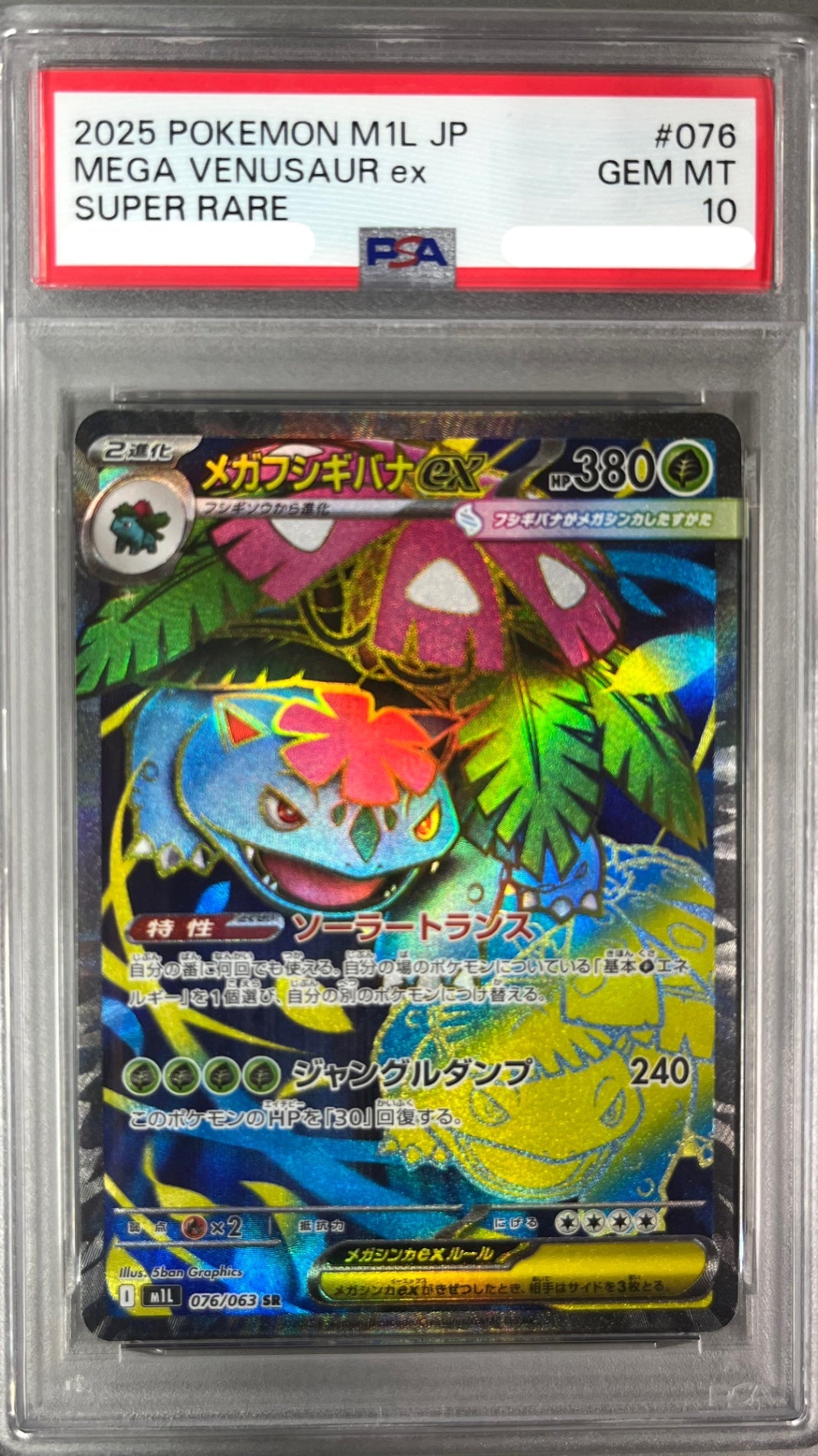 ★076/063 メガフシギバナex　鑑定品