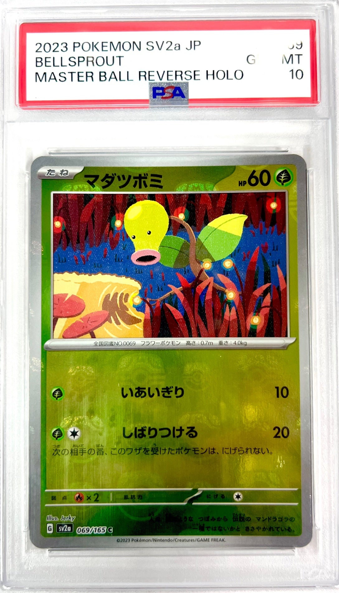 ★069/165/SV2A/BM2 ミラー)マダツボミ(マスターボール柄) 　鑑定品