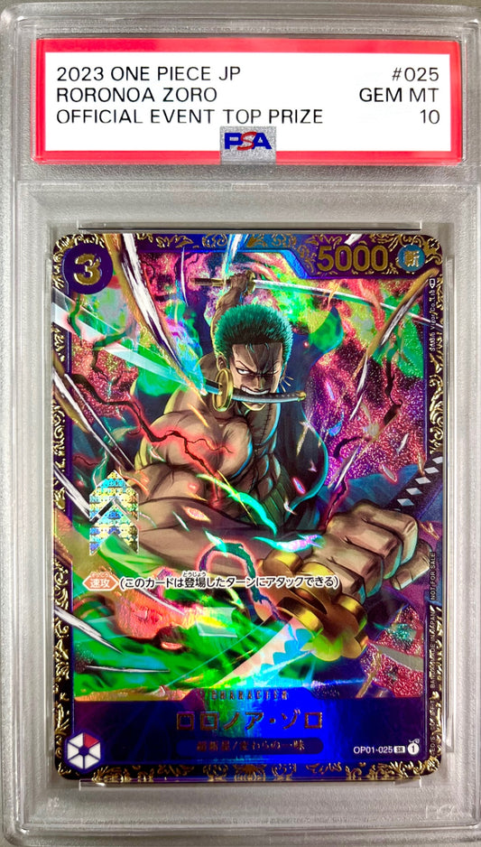 ★OP01/025P2 Foil Stamp) Roronoa Zoro Authenticated Product